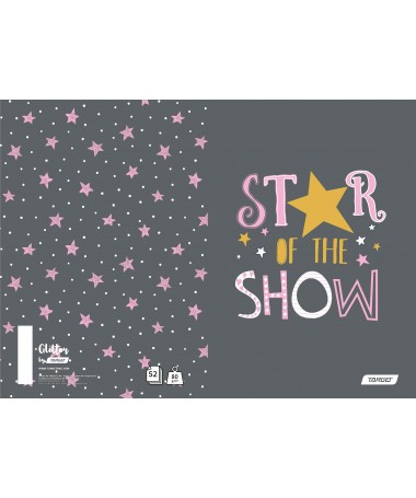 FLETORE A4, GLITTER, pa vija, 52fletë, 80gr - TARGET