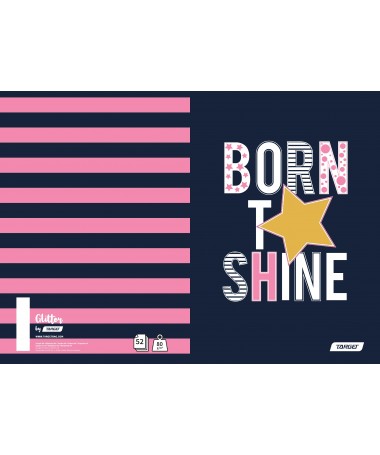 FLETORE A4, GLITTER, pa vija, 52fletë, 80gr - TARGET