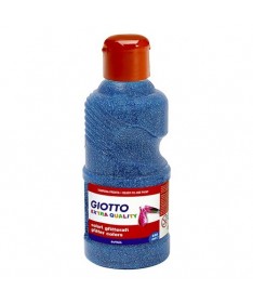 TEMPERA GLITTER 250ml CYAN GIOTTO