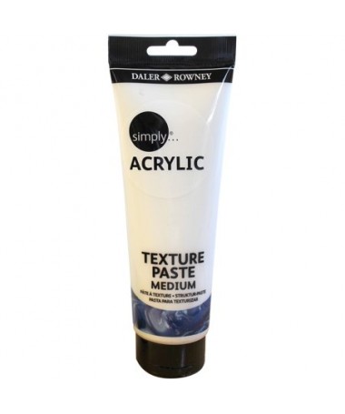 ACRYLIC MEDIUM TEXTURE PASTE SIMPLY 250ml DALER ROWNEY