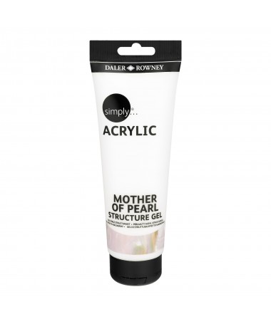 ACRYLIC MOTHER OF PEARL STRUCTURE GEL , SIMPLY, 250ml DALER ROWNEY