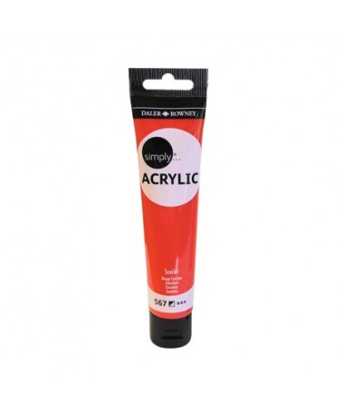 NGJYRË AKRIL 75ML SCARLET 567 SIMPLY DALER