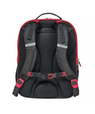 ÇANTË SHKOLLORE, ULTIMATE, BLACK/RED - HERLITZ