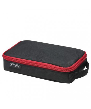 FOTROLLË, POUCH, 2 GO, BLACK/RED - HERLITZ