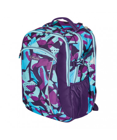 ÇANTË SHKOLLORE, ULTIMATE, CAMO PURPLE - HERLITZ