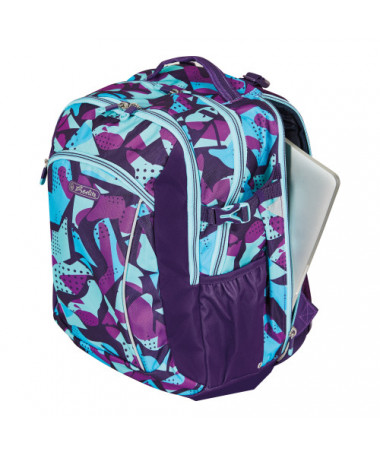 ÇANTË SHKOLLORE EMPTY CAMO PURPLE NEW HERLITZ