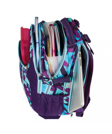 ÇANTË SHKOLLORE EMPTY CAMO PURPLE NEW HERLITZ