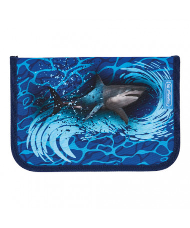 FOTROLLË E MBUSHUR 1/31 e kaltër SHARK NEW HERLITZ