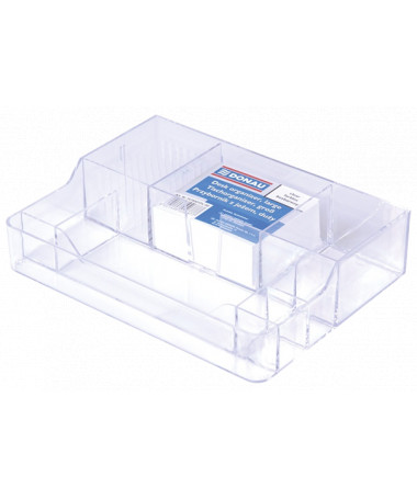 ORGANIZUES TAVOLINE ME NOTES, TRANSPARENT - DONAU