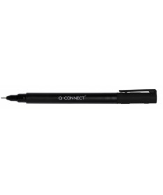 PERMANENT MARKER CD/DVD, 0.4mm S, BLACK - Q-CONNECT