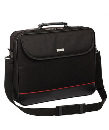 Çantë për laptop Modecom MARK 39.6 cm (15.6") Messenger case Black/Red