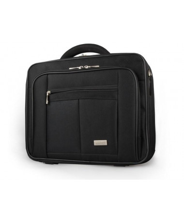 Çantë për laptop NATEC Boxer 39.6 cm (15.6") Briefcase E zezë