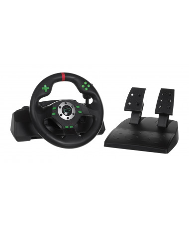 Kontroller Esperanza EGW101 Steering wheel Playstation 3 Digital USB Black/Green