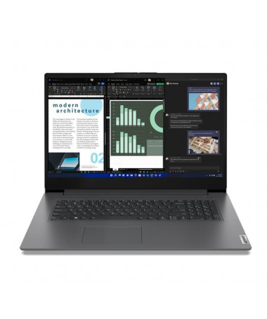 Lenovo V V17 Laptop 43.9 cm (17.3") Full HD Intel® Core™ i5 i5-1335U 8 GB DDR4-SDRAM 512 GB SSD Wi-Fi 6 (802.11ax) Windows 11 P