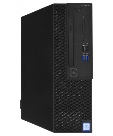 DELL OptiPlex 3070 i3-9100 8GB 256GB SSD DVDRW SFF Win11pro I përdorur