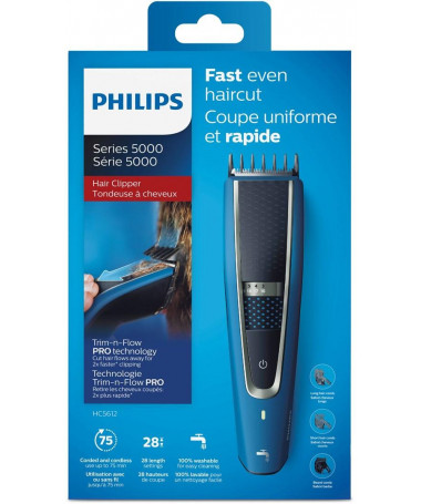 Makinë për qethje Philips 5000 series HC5612/15 e zezë/ e kaltër