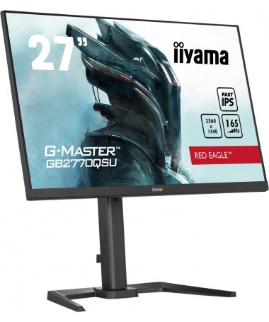 Monitor iiyama G-MASTER GB2770QSU-B5 68.6 cm (27") 2560 x 1440 pixels Wide Quad HD LED e zezë