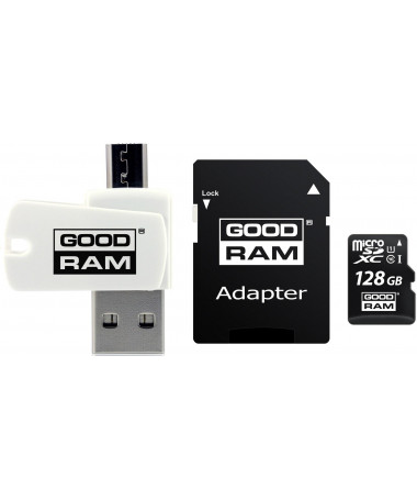 MicroSDHC card Goodram 128 GB M1A4-1280R12 Class 10 UHS-I