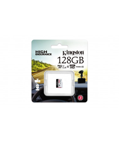 MicroSD card Kingston Technology High Endurance 128 GB UHS-I Class 10