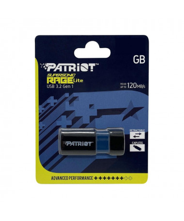 USB Flash Drive Patriot Memory Supersonic Rage Lite 64GB Type-A 3.2 Gen 1 (3.1 Gen 1) 