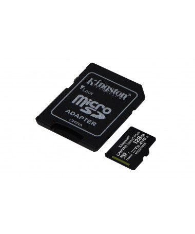 Kingston Technology 128GB micSDXC Canvas Select Plus 100R A1 C10 Card + ADP