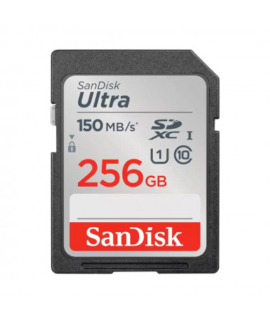 SANDISK ULTRA 256GB SDXC MEMORY CARD 150MB/S