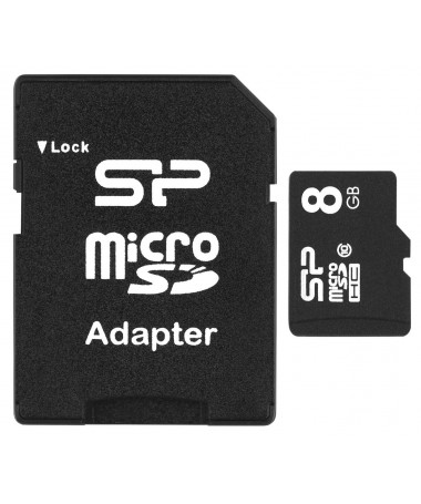 Silikon Power SP008GBSTH010V10SP memory card 8 GB MicroSDHC Class 10