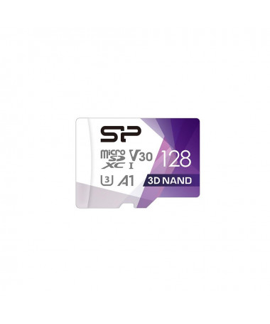 Silikon Power Superior Pro Colorful memory card 128 GB MicroSDXC Class 10 UHS-I + SD adapter (SP128GBSTXDU3V20AB)