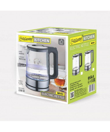 Çajnik elektrik MAESTRO MR-053-GRAY 1.7L 2200W