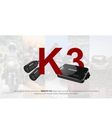 Video inçizues INNOVV K3 - motorcycle video inçizues 2 cameras