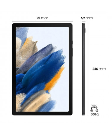 Tablet Samsung Galaxy Tab A8 SM-X200NZAMMXO tablet 64 GB 26.7 cm (10.5") Tiger 4 GB Wi-Fi 5 (802.11ac) Android 11 e hirtë