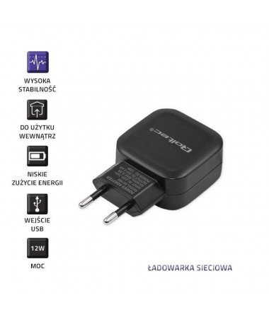 Mbushës Qoltec 50180 12W | 5V | 2.4A | USB