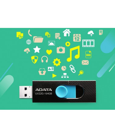 USB flash drive ADATA UV220 64 GB USB Type-A 2.0 