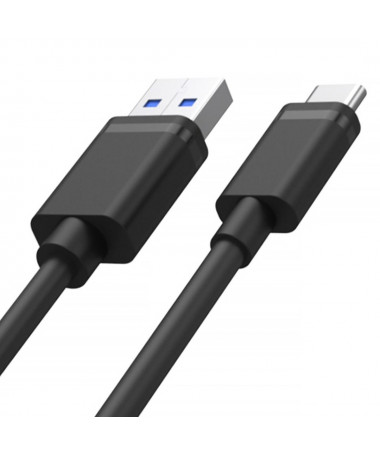 Kabllo USB 0.25 m UNITEK USB KABLLO USB-A — USB-C/ Y-C480BK