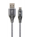 Kabllo USB 1m Gembird CC-USB2B-AMCM-1M-WB2 - USB 2.0 USB A USB C