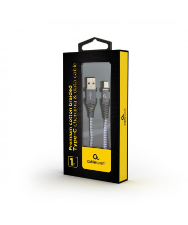 Kabllo USB 1m Gembird CC-USB2B-AMCM-1M-WB2 - USB 2.0 USB A USB C