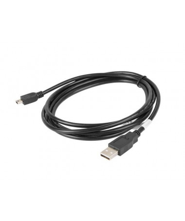 Kabllo USB mini 1.8m LANBERG USB KABLLO 2.0 MINI AM-BM5P CA-USBK-10CC-0018-BK