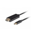 LANBERG KABLLO USB-C(M)-/HDMI(M) 0.5M 4K 60HZ 