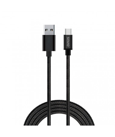 Savio CL-129 USB cable 2 m USB 2.0 USB A USB C 