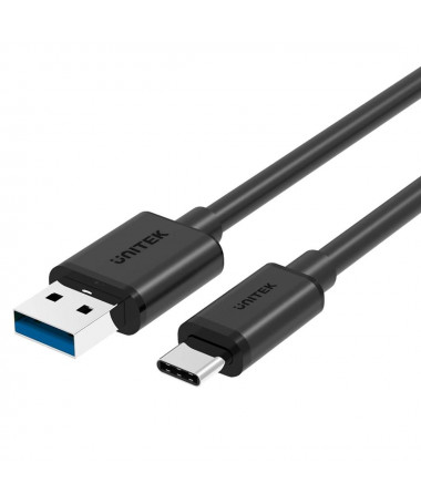 UNITEK Y-C474BK USB cable 1 m USB 3.2 Gen 1 (3.1 Gen 1) USB A USB C 