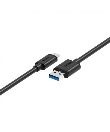 UNITEK Y-C474BK USB cable 1 m USB 3.2 Gen 1 (3.1 Gen 1) USB A USB C 