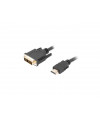 Lanberg CA-HDDV-10CC-0018-BK video cable adapter 1.8 m HDMI Type A (Standard) DVI-D 