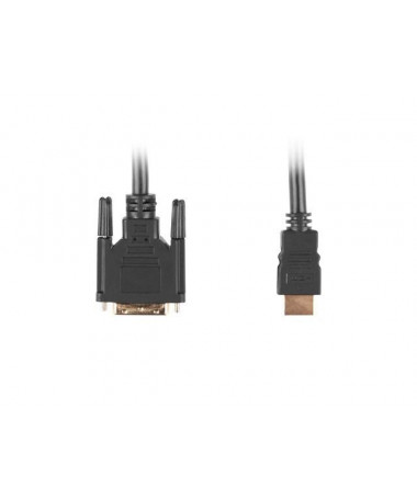 Lanberg CA-HDDV-10CC-0018-BK video cable adapter 1.8 m HDMI Type A (Standard) DVI-D 