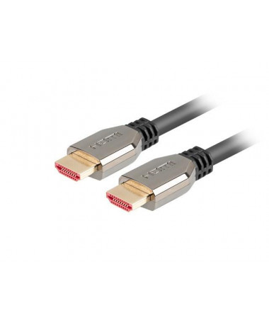 Lanberg CA-HDMI-30CU-0010-BK cable HDMI 1m HDMI Typu A (Standard) 8K 60Hz