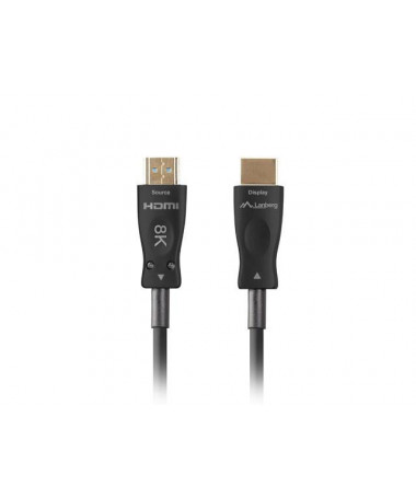 Lanberg CA-HDMI-30FB-0200-BK optical cable HDMI M/M 20m v2.1 8K AOC