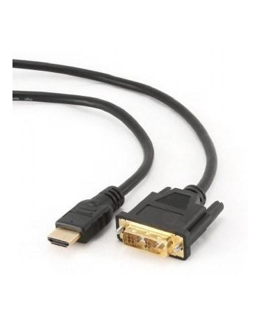 Kabllo DVI Gembird 3m/ HDMI/DVI/ M/M DVI-D 