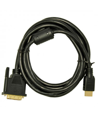 Kabllo DVI Akyga AK-AV-11 video cable adapter 1.8 m HDMI Type A (Standard) DVI-D 