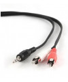 Gembird 2.5m/ 3.5mm/2xRCA/ M/M audio cable 