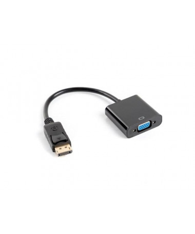 Adapter Lanberg AD-0002-BK video cable adapter 0.2 m VGA (D-Sub) DisplayPort 