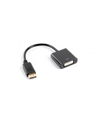 Adapter Lanberg AD-0007-BK video cable adapter 0.1 m DisplayPort DVI-D